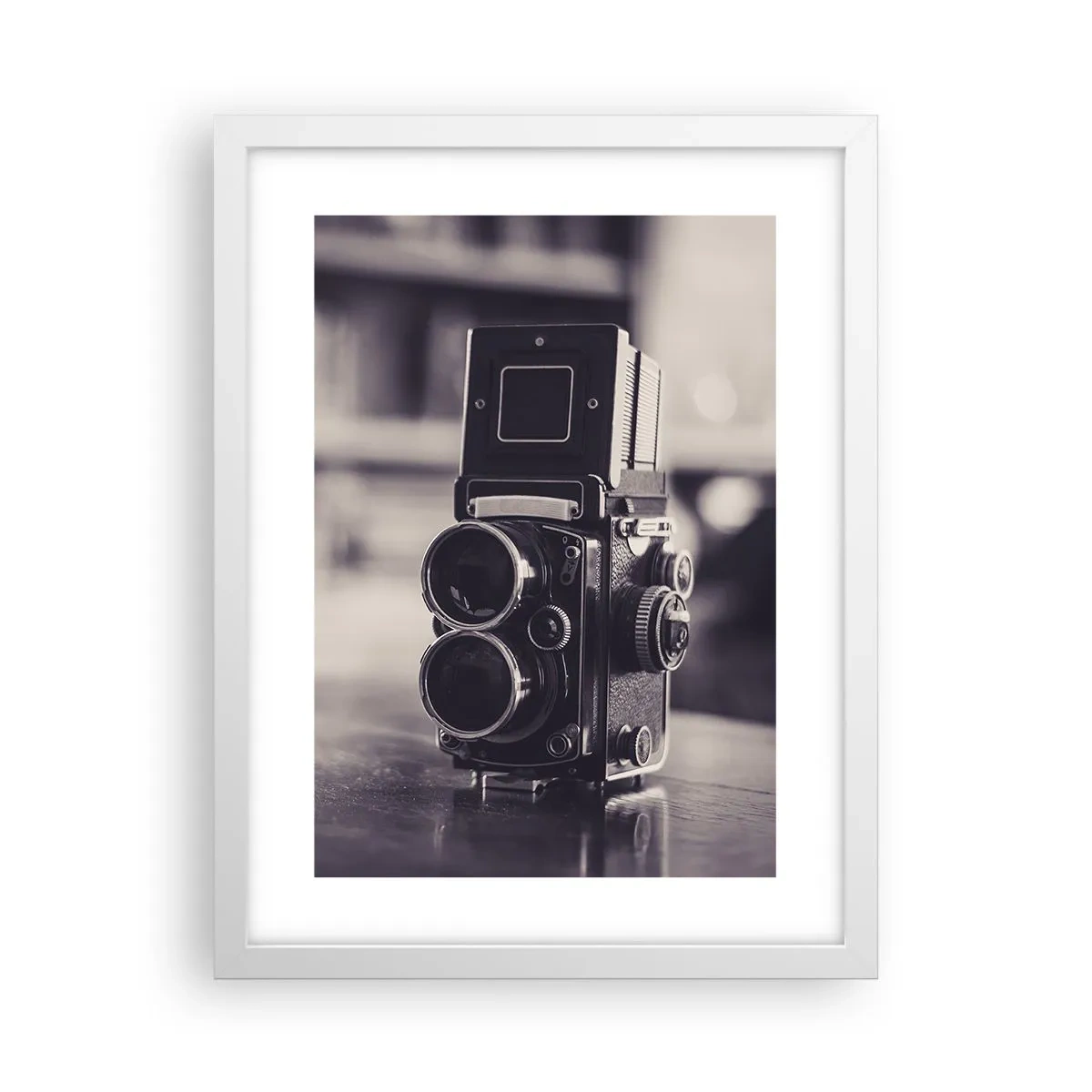 Poster in cornice bianca - La magia delle vecchie fotografie - 30x40 cm