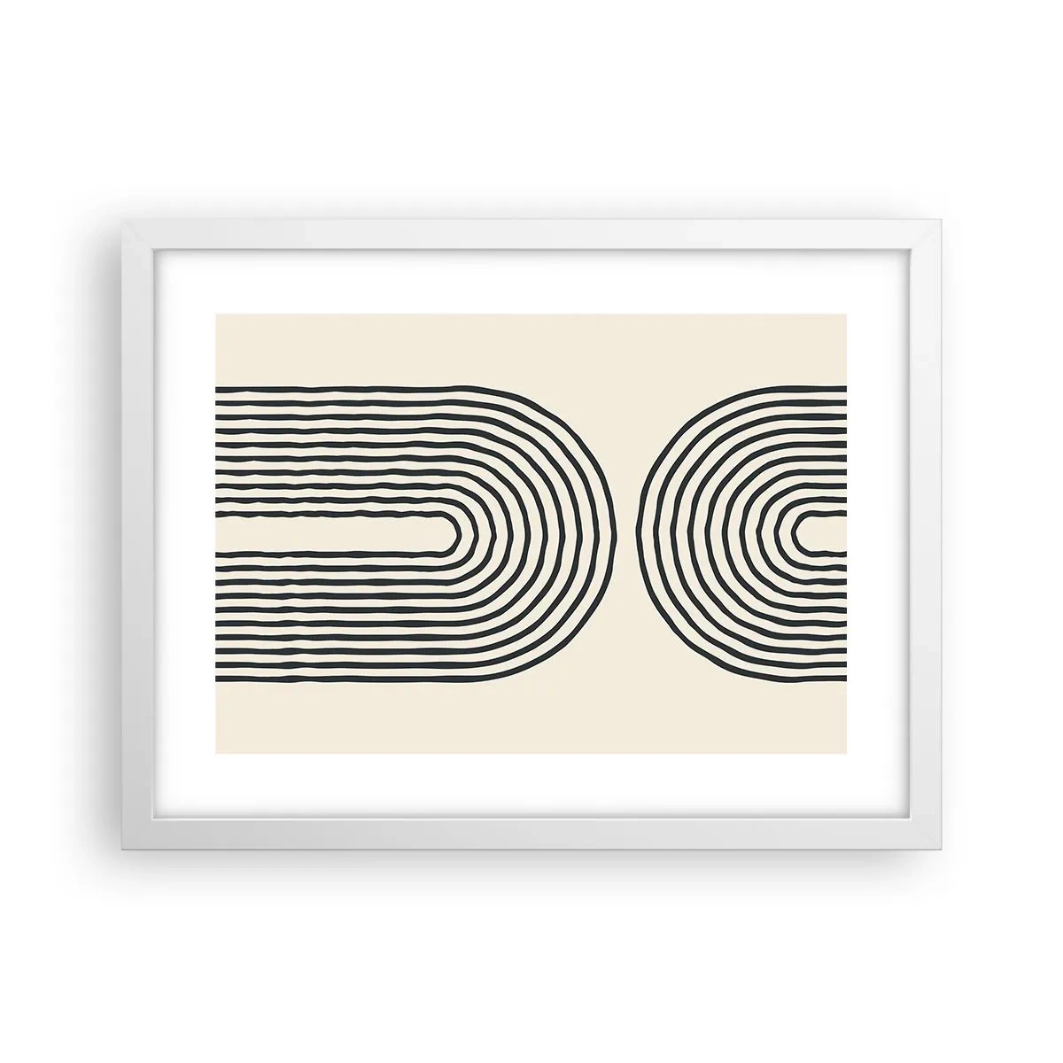 Poster in cornice bianca - Tra un attimo... - 40x30 cm