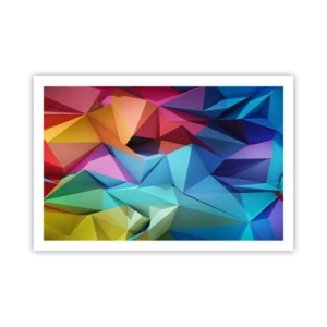 Poster - Origami arcobaleno - 91x61 cm