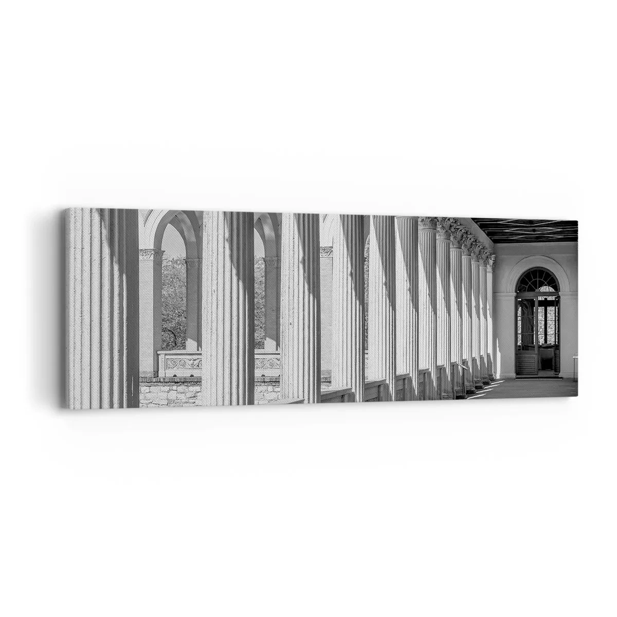 Quadro su tela - Stampe su Tela - Portico soleggiato - 90x30 cm