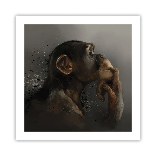 Poster - Sicuramente un pensatore - 50x50 cm