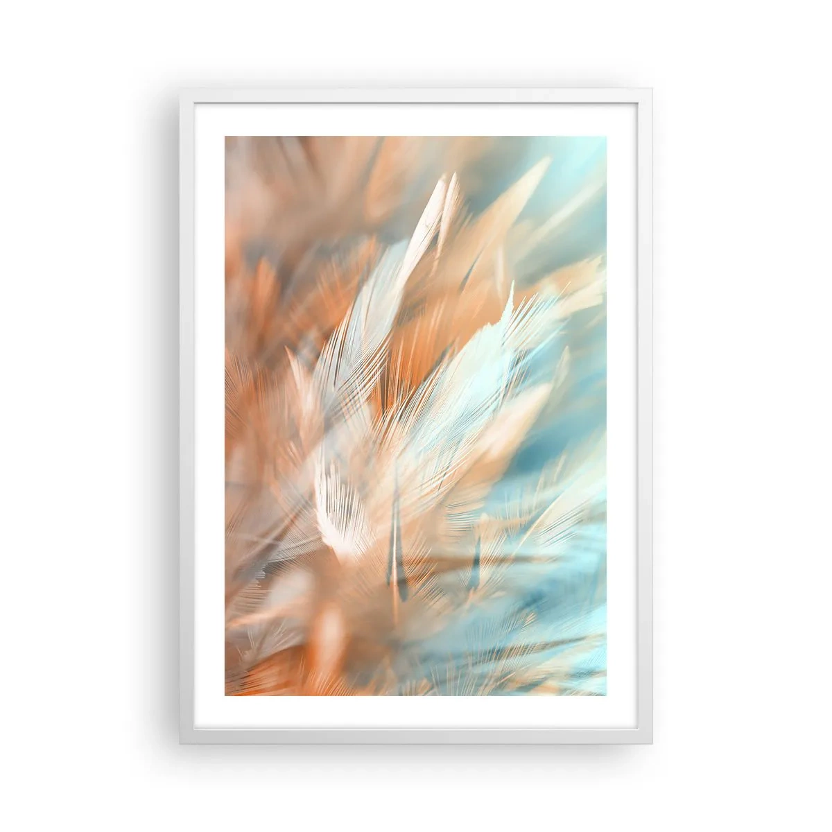 Poster in cornice bianca - Nel paese della mitezza - 50x70 cm