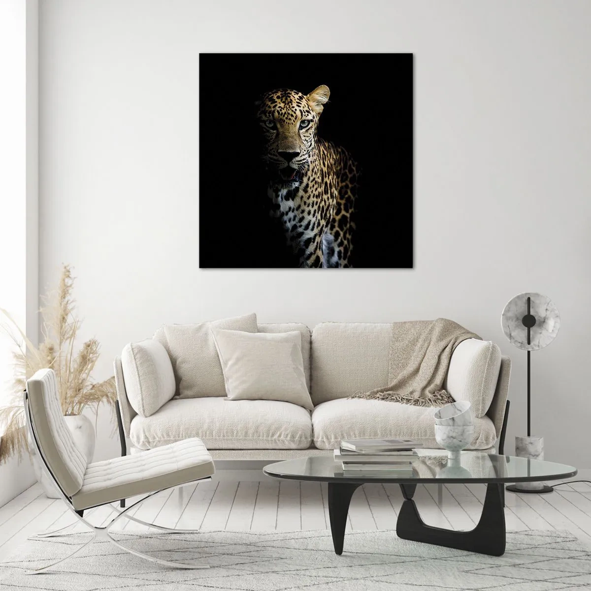 Quadro su vetro - Bellezza tenebrosa - 70x70 cm