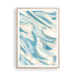 Poster in cornice rovere chiaro - Brezze primaverili - 70x100 cm