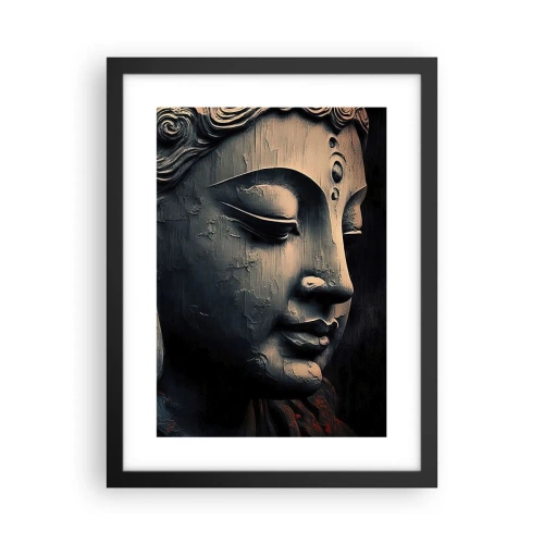 Poster in cornice nera - In armonia con il mondo - 30x40 cm