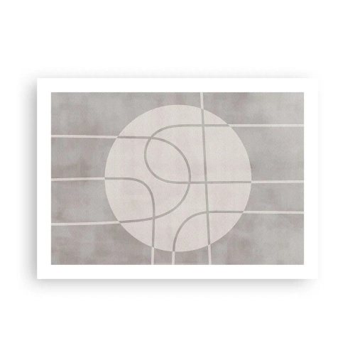 Poster - Tondo e dritto - 70x50 cm