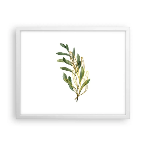 Poster in cornice bianca - Tutto ciò che è buono - 50x40 cm