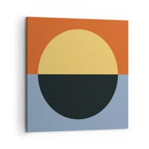 Quadro su tela - Stampe su Tela - Composizione di caldo e freddo - 60x60 cm