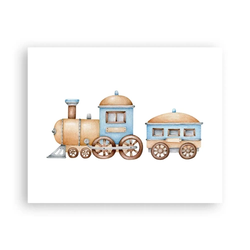Poster - Fermo alla stazione... - 50x40 cm