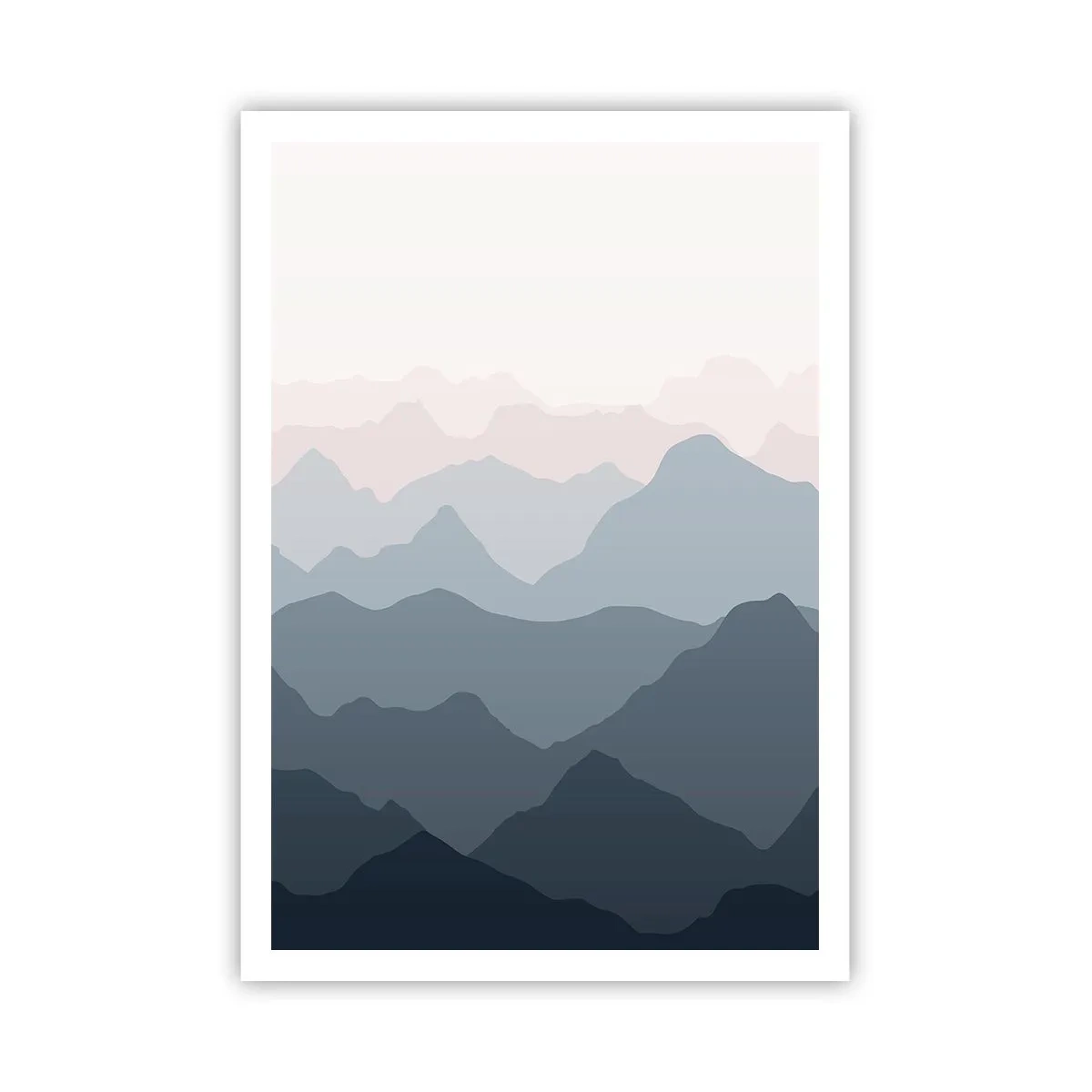 Poster - Le onde dei monti - 70x100 cm