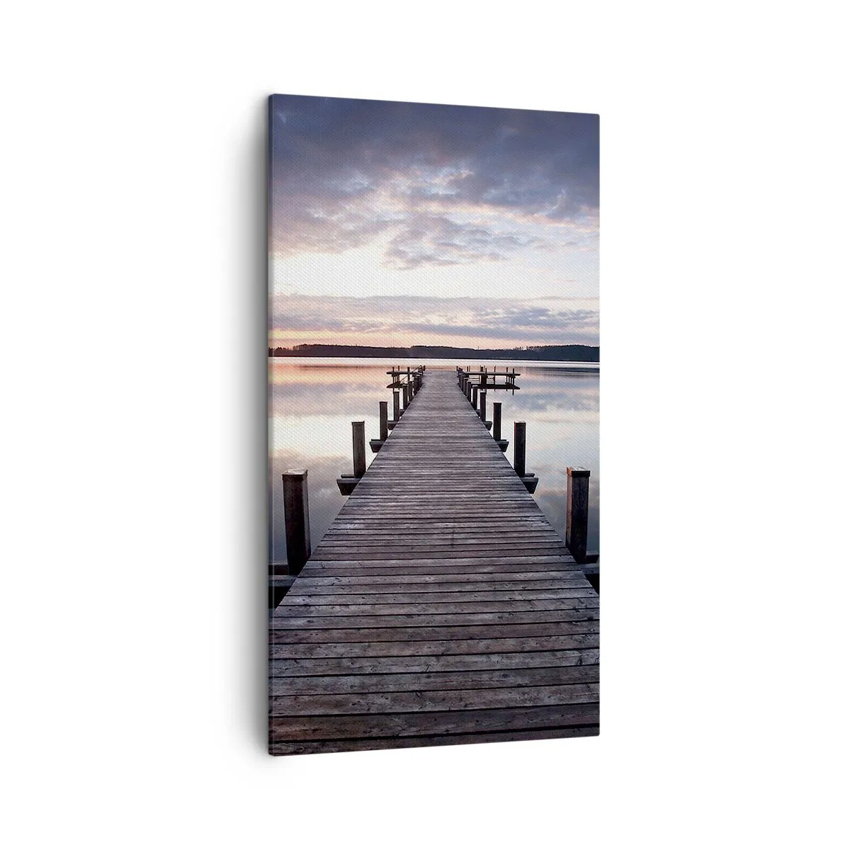 Quadro su tela - Stampe su Tela - Il silenzioso confine del giorno e della notte - 45x80 cm