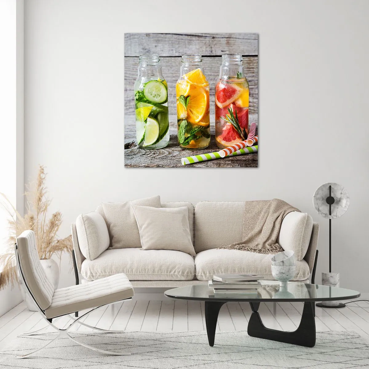 Quadro su vetro - Sani di natura - 50x50 cm