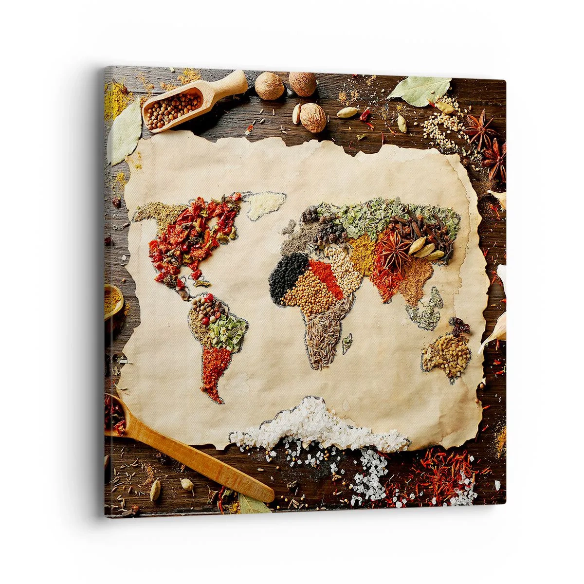 Quadro su tela - Stampe su Tela - Tutti i gusti del mondo - 40x40 cm