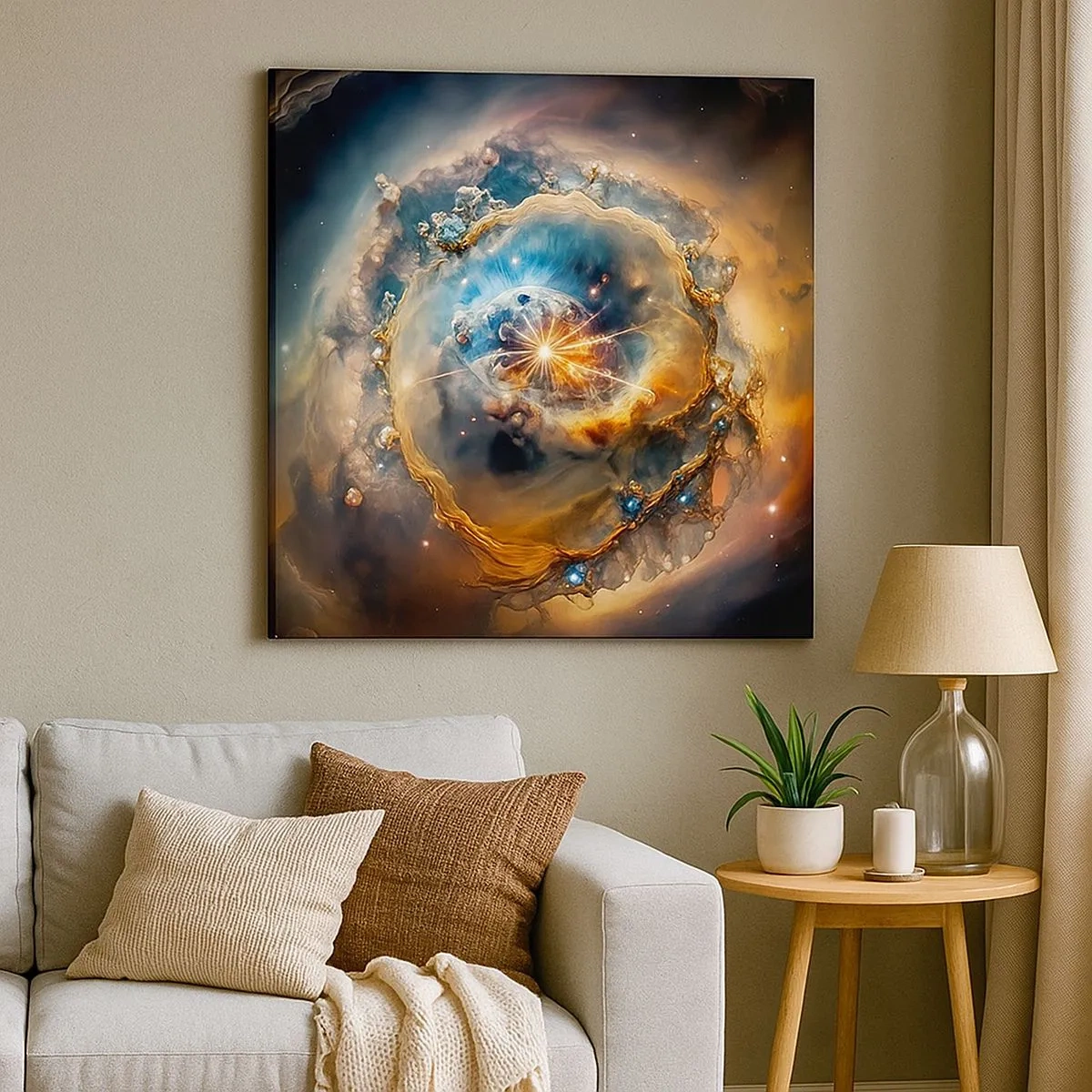 Quadro su tela - Stampe su Tela - L'inizio - 30x30 cm