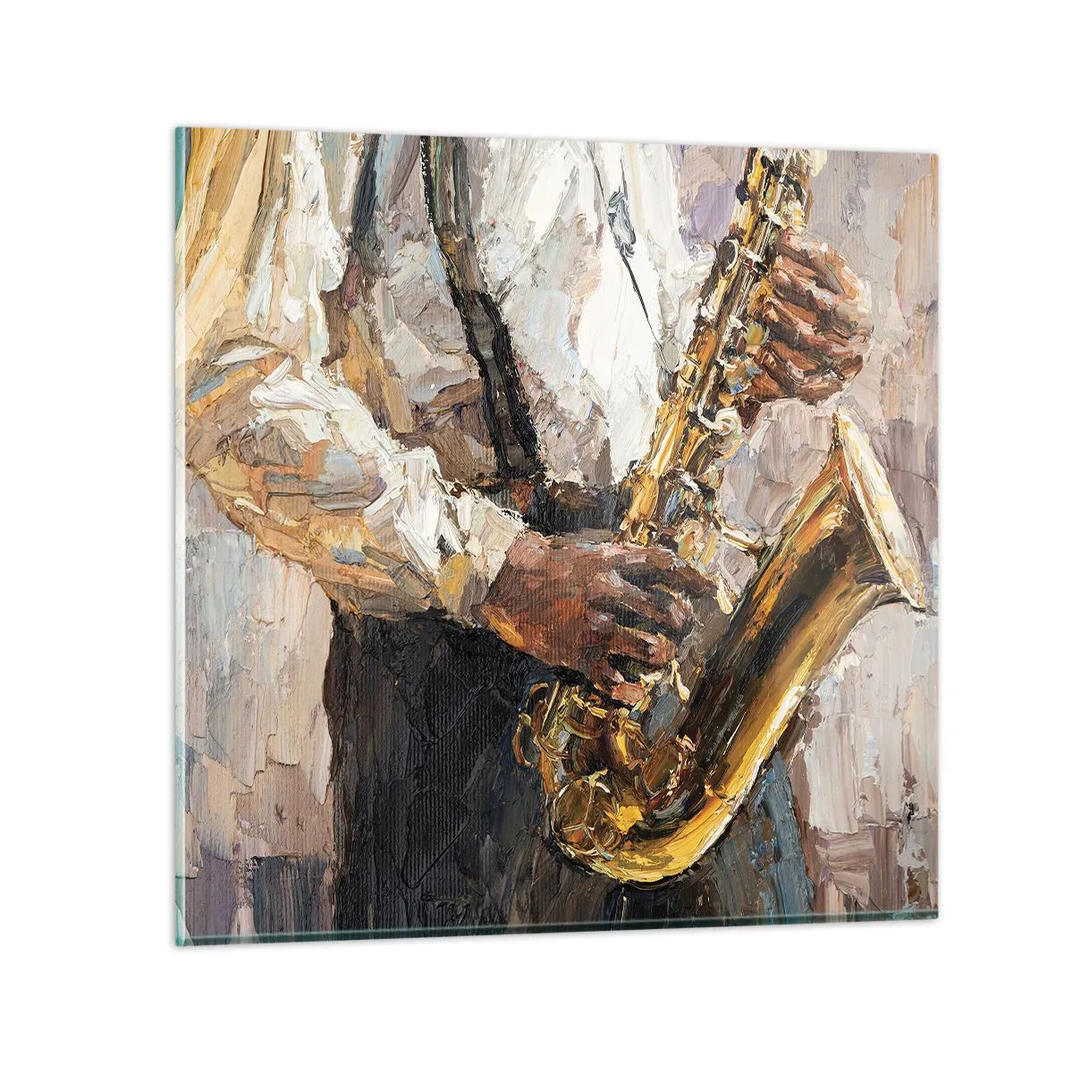 Quadro su vetro - Tempo di assolo - 40x40 cm