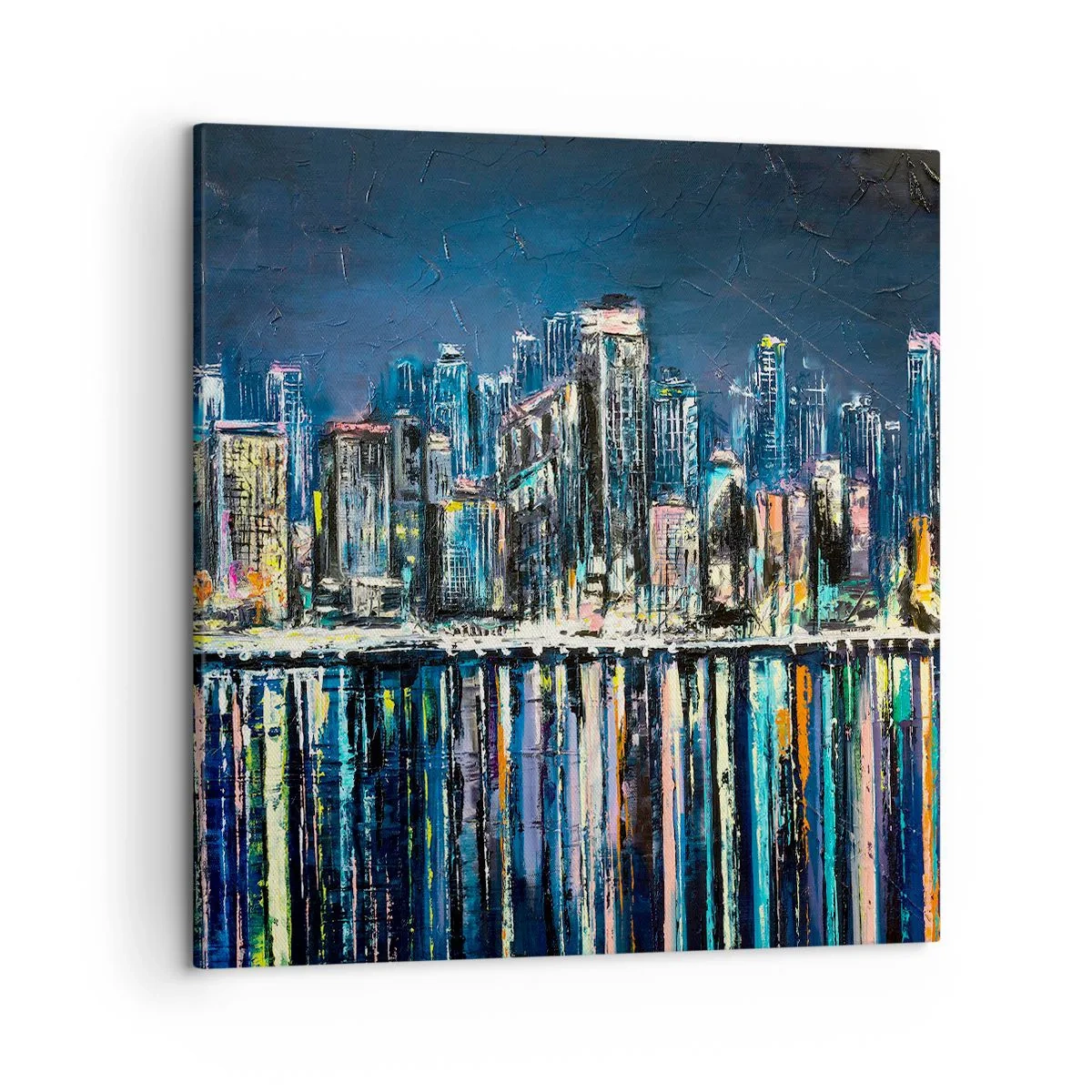 Quadro su tela - Stampe su Tela - Cascata di luci - 50x50 cm