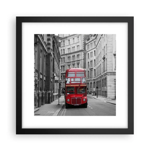 Poster in cornice nera - Il quotidiano non deve essere grigio - 30x30 cm