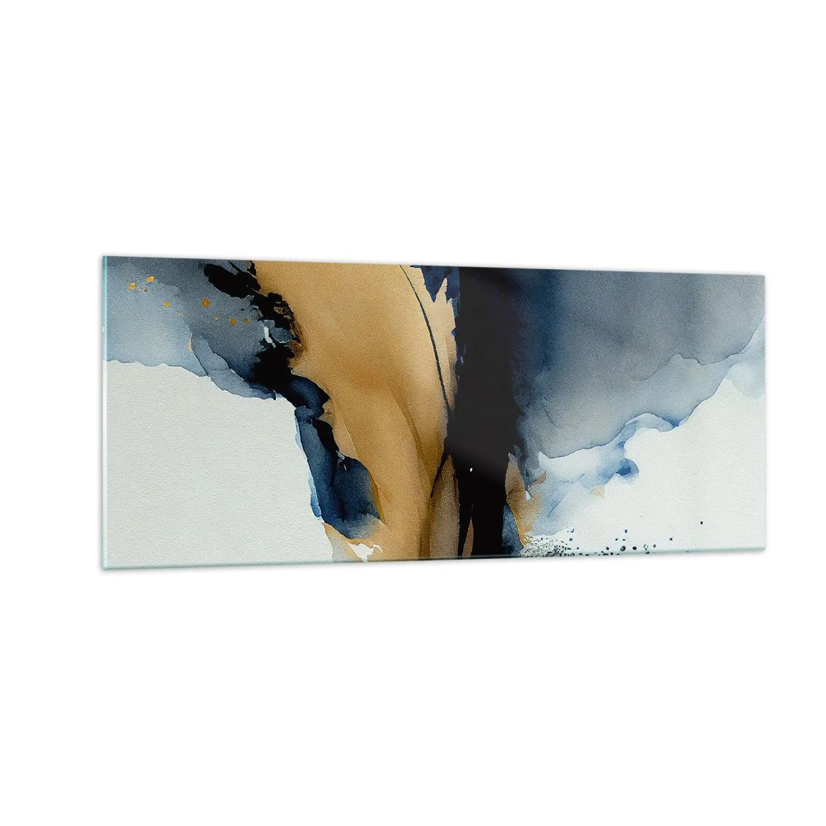 Quadro su vetro - Dietro la cortina - 100x40 cm