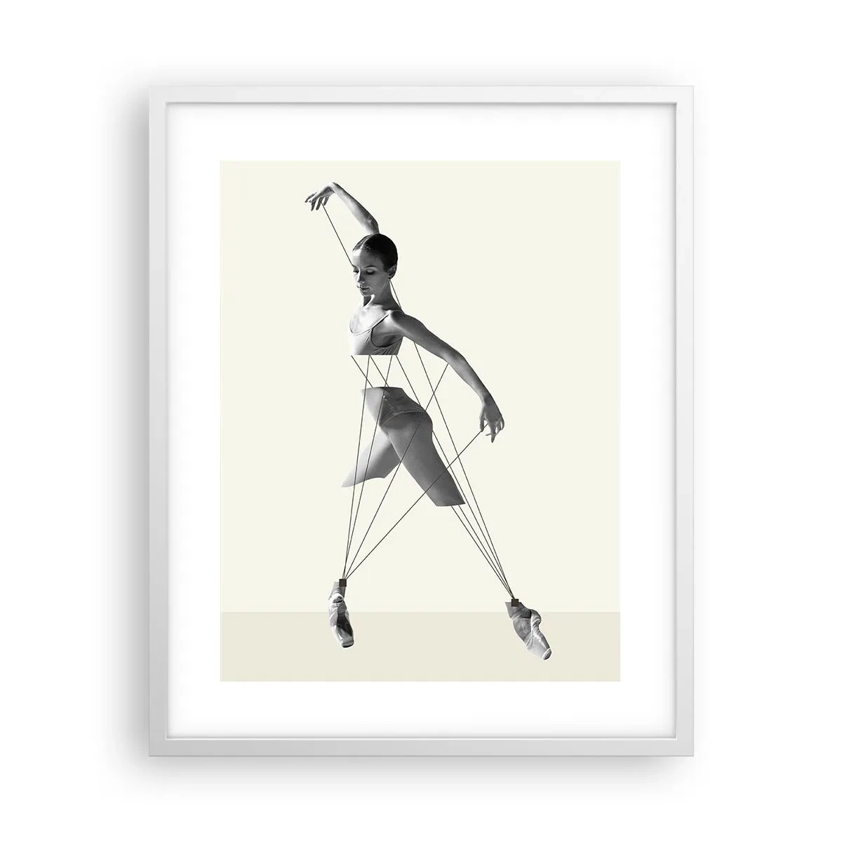 Poster in cornice bianca - Nel teatro del mondo - 40x50 cm