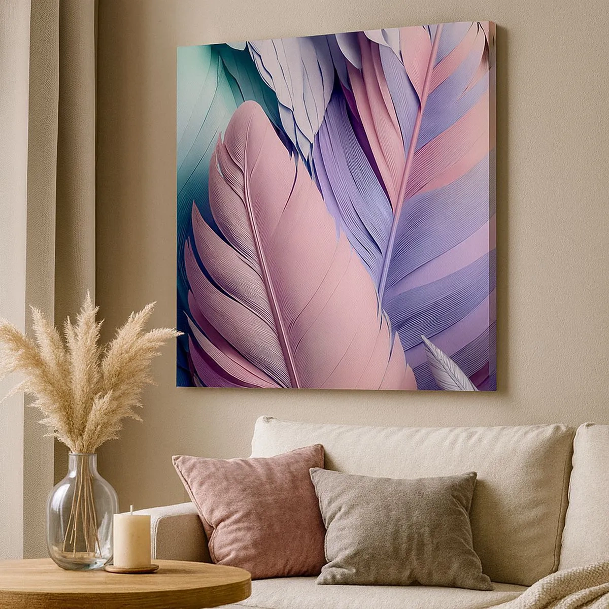 Quadro su tela - Stampe su Tela - Eleganza per uccelli - 30x30 cm