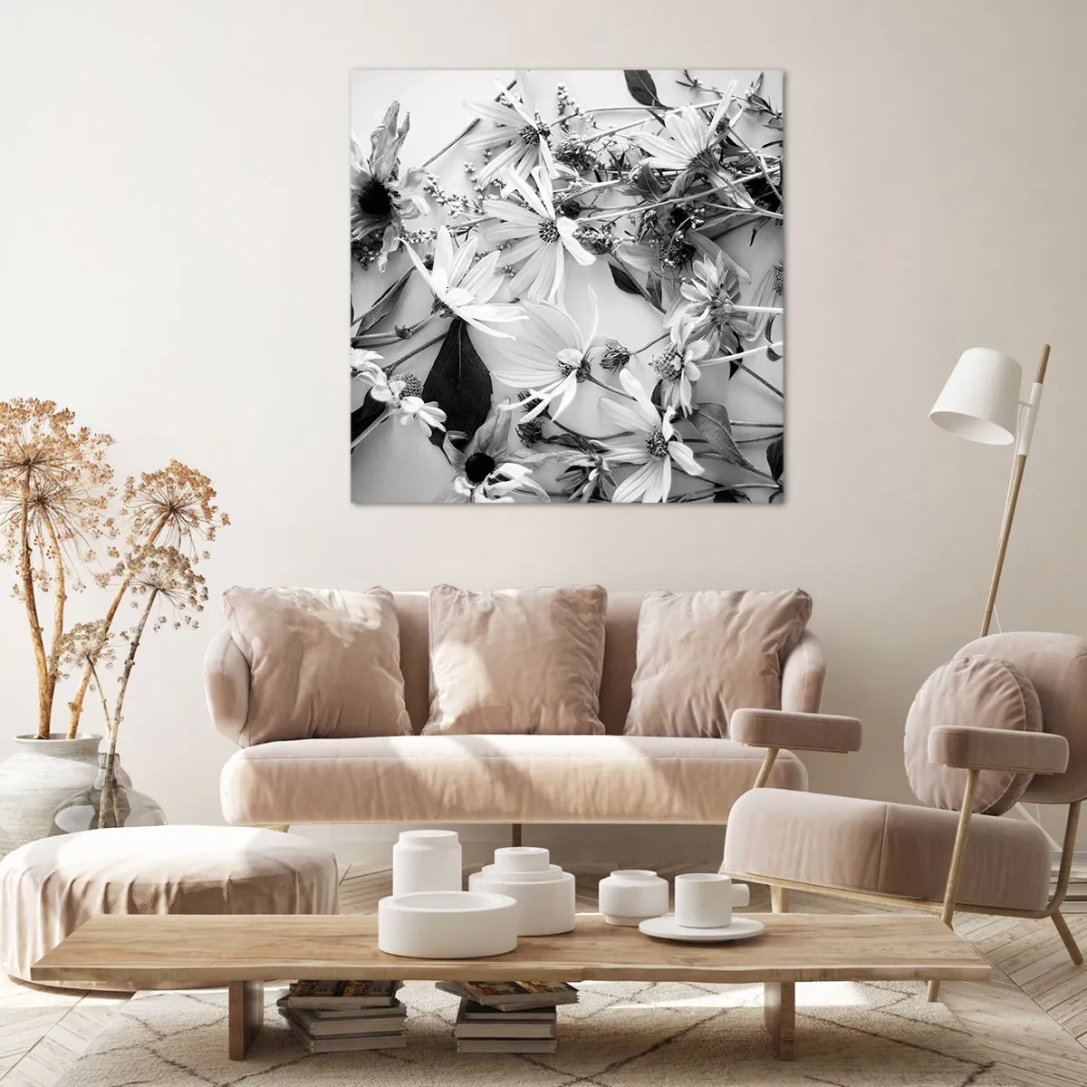 Quadro su tela - Stampe su Tela - Un non bouquet di fiori - 40x40 cm
