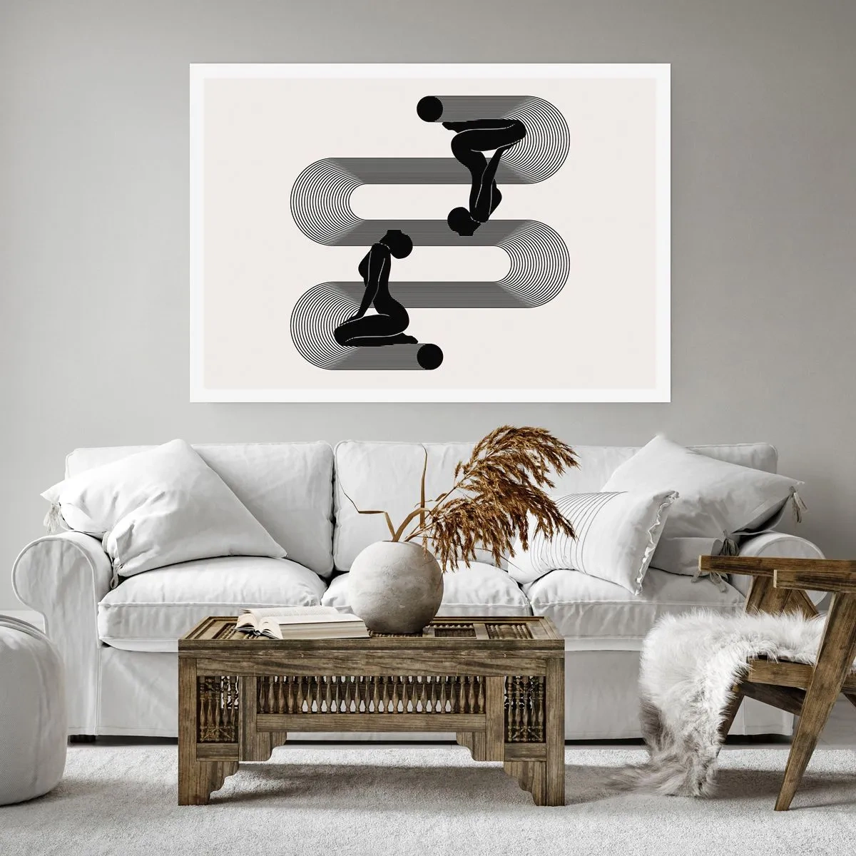 Poster - Simmetria sensuale - 50x40 cm