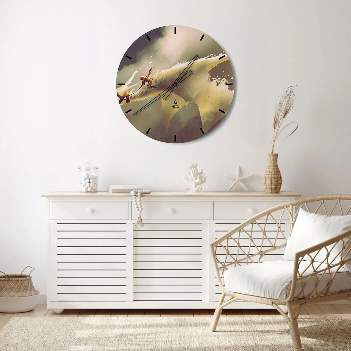 Orologio da parete - Orologio in Vetro - Per salvare il mondo - 40x40 cm