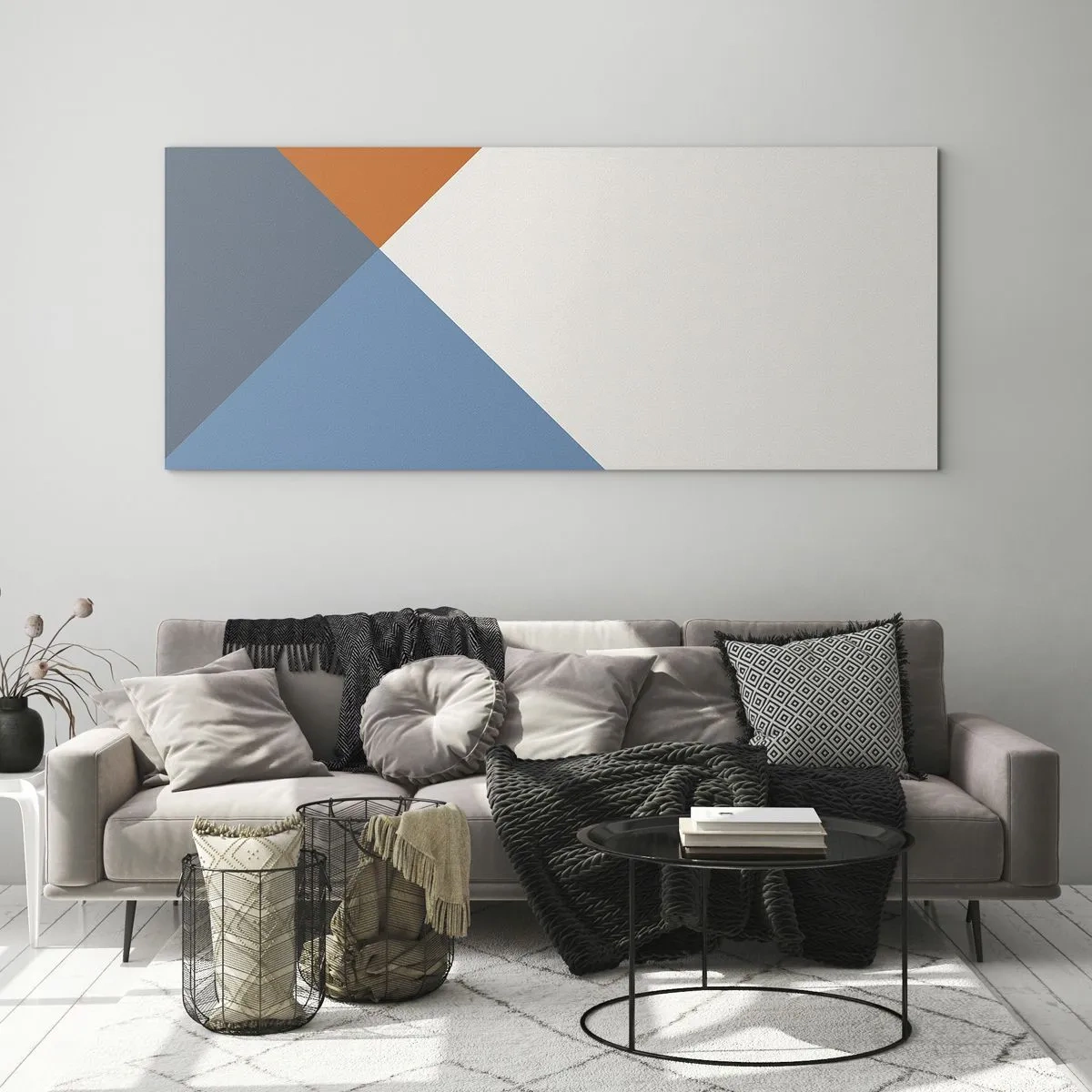 Quadro su vetro - Ad angolo... - 100x40 cm