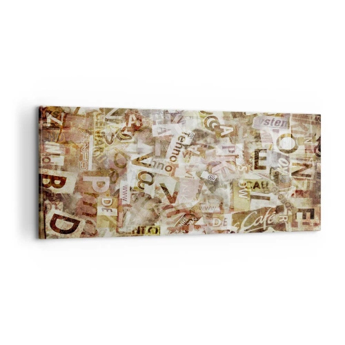 Quadro su tela - Stampe su Tela - Unificando le chiacchiere - 100x40 cm