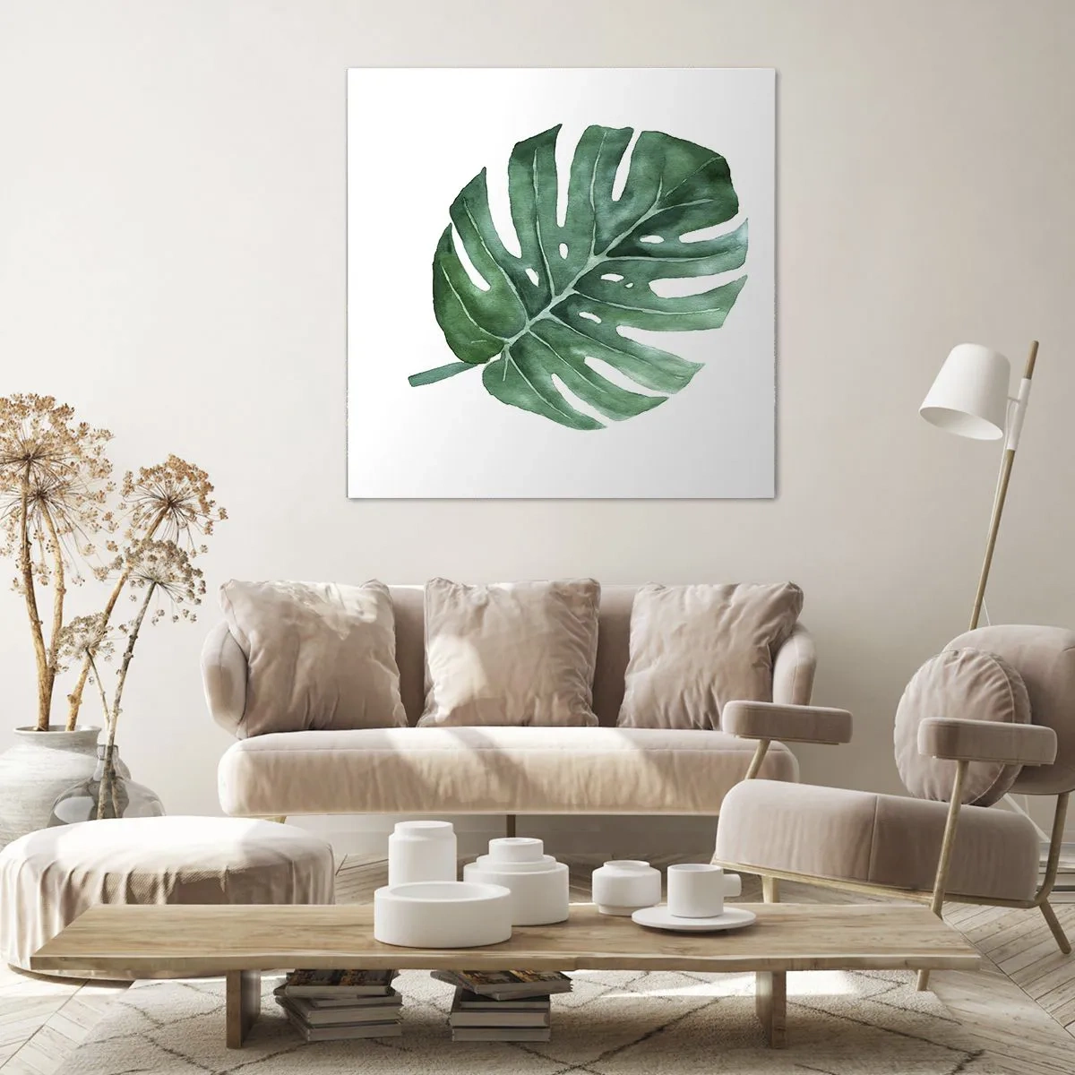 Quadro su tela - Stampe su Tela - Concetto verde - 50x50 cm