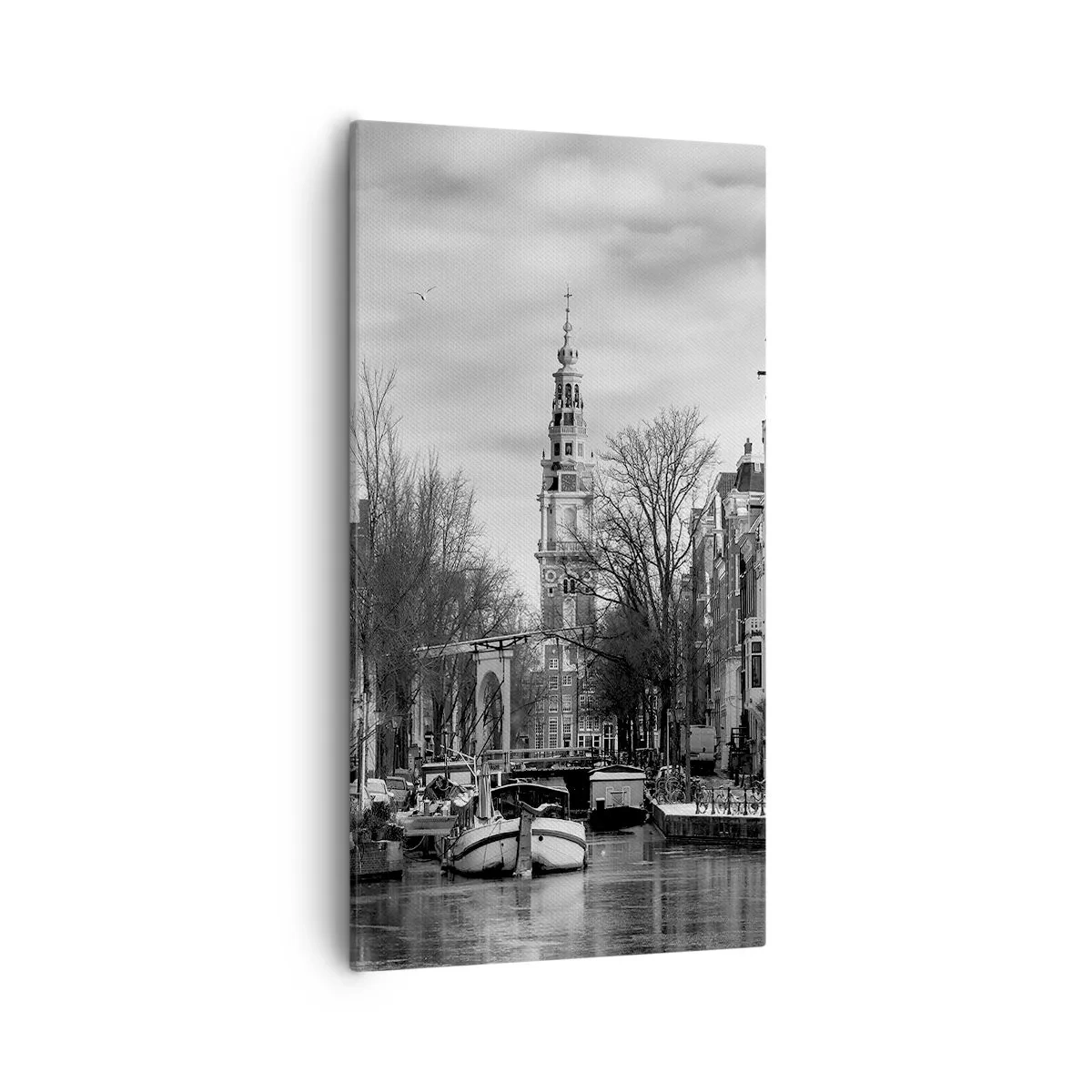 Quadro su tela - Stampe su Tela - Atmosfera di Amsterdam - 55x100 cm