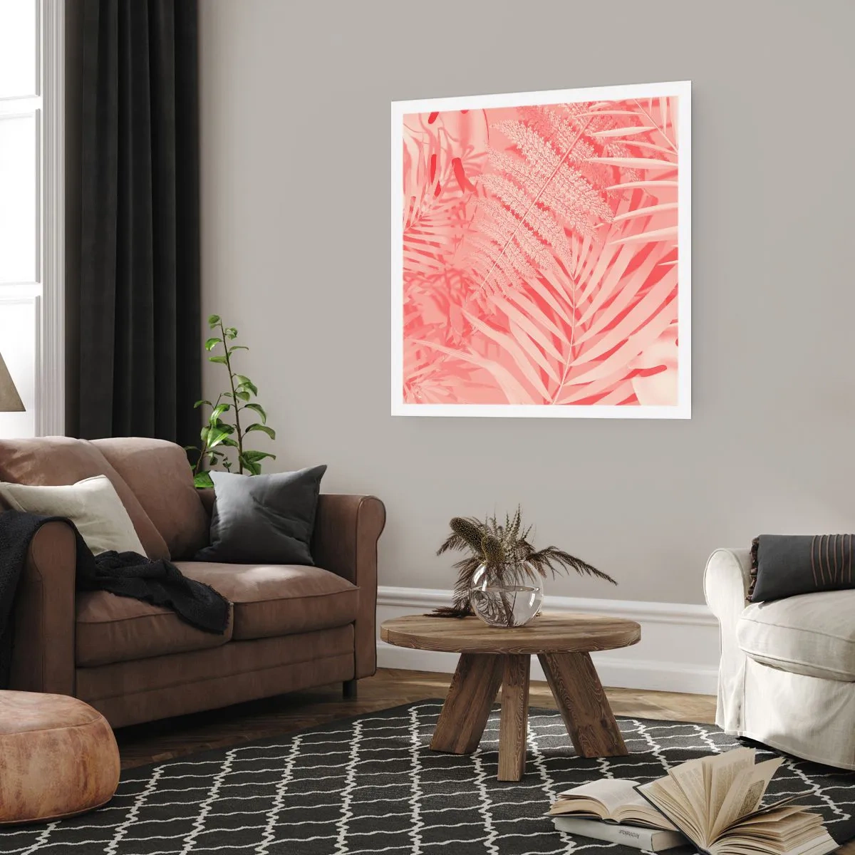 Poster - Concetto rosa - 40x40 cm