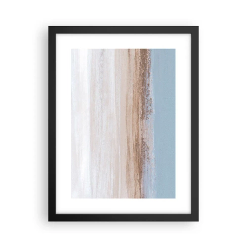 Poster in cornice nera - Paesaggio incerto - 30x40 cm