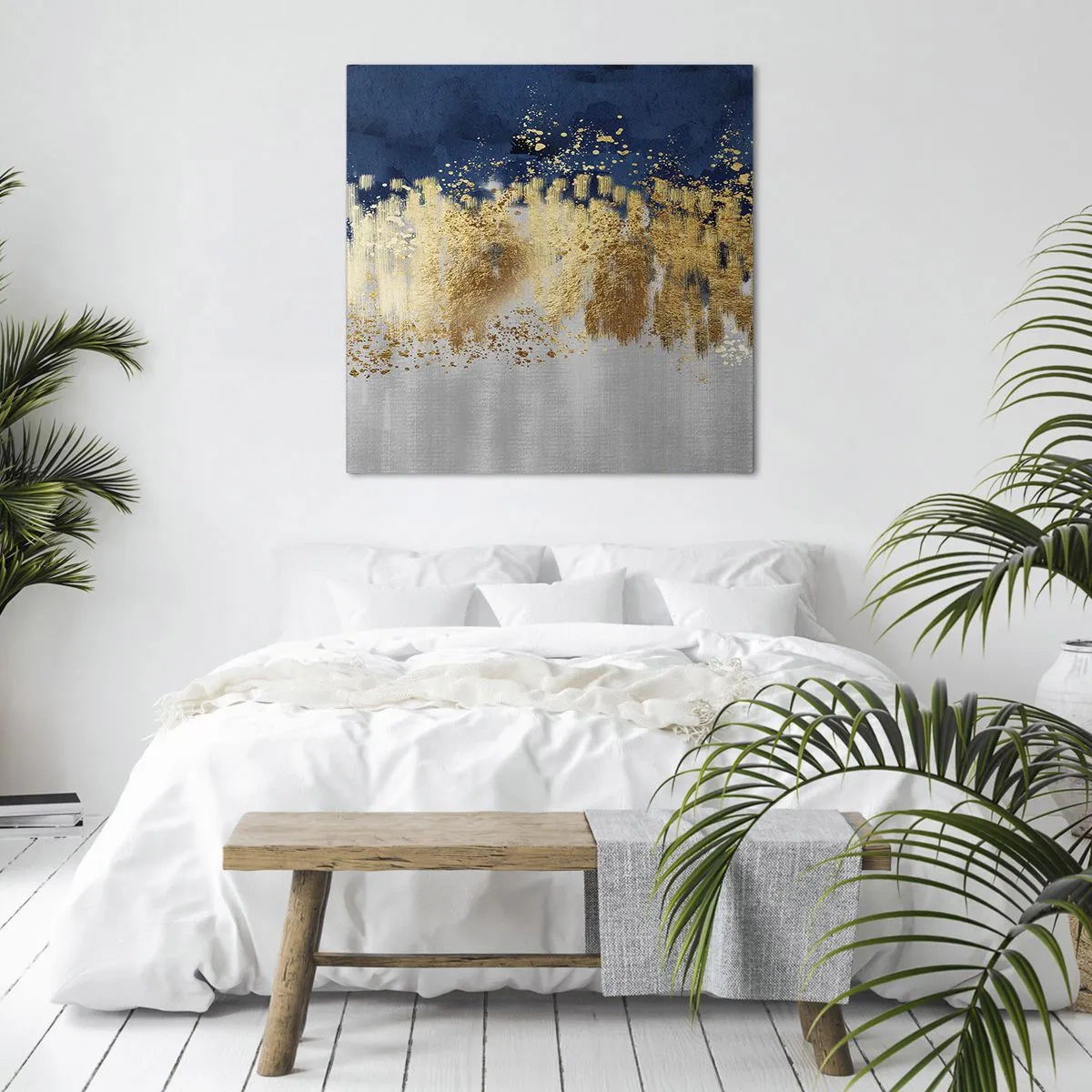 Quadro su tela - Stampe su Tela - Composizione moderna con bagliore - 30x30 cm