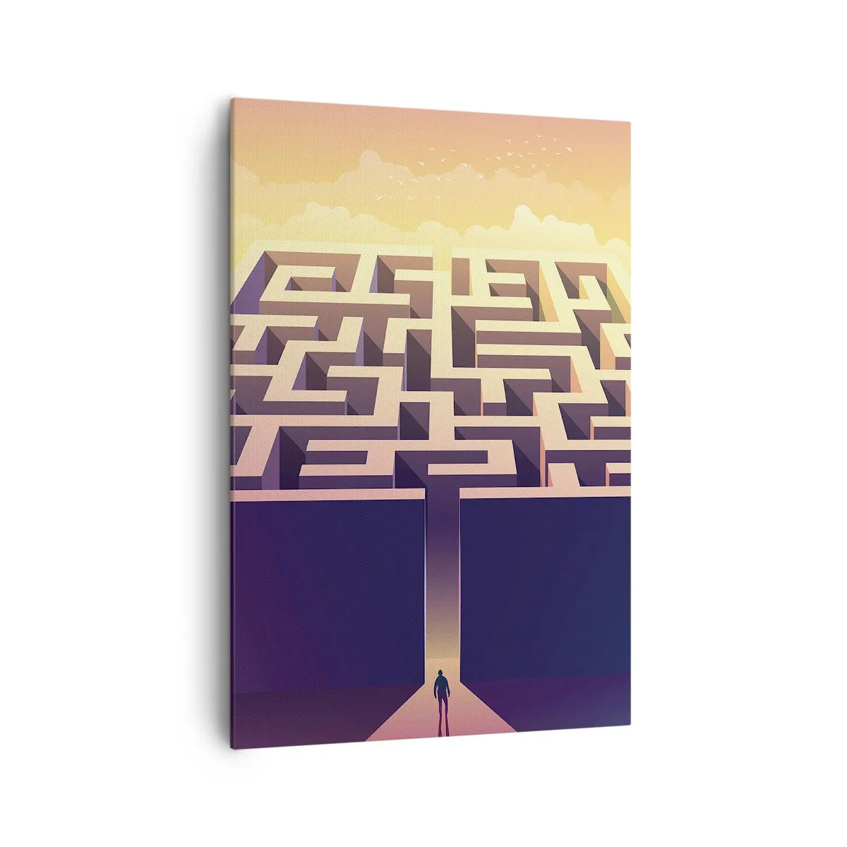 Quadro su tela - Stampe su Tela - Il momento delle decisioni - 70x100 cm