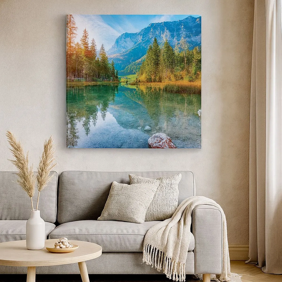 Quadro su tela - Stampe su Tela - La mitezza dell'autunno - 30x30 cm