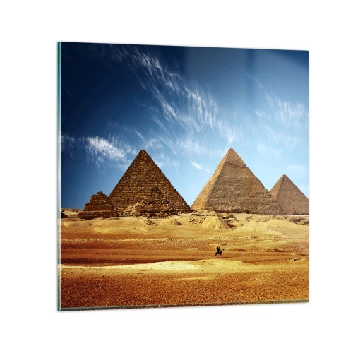 Quadro su vetro - 40 secoli ci guardano - 50x50 cm