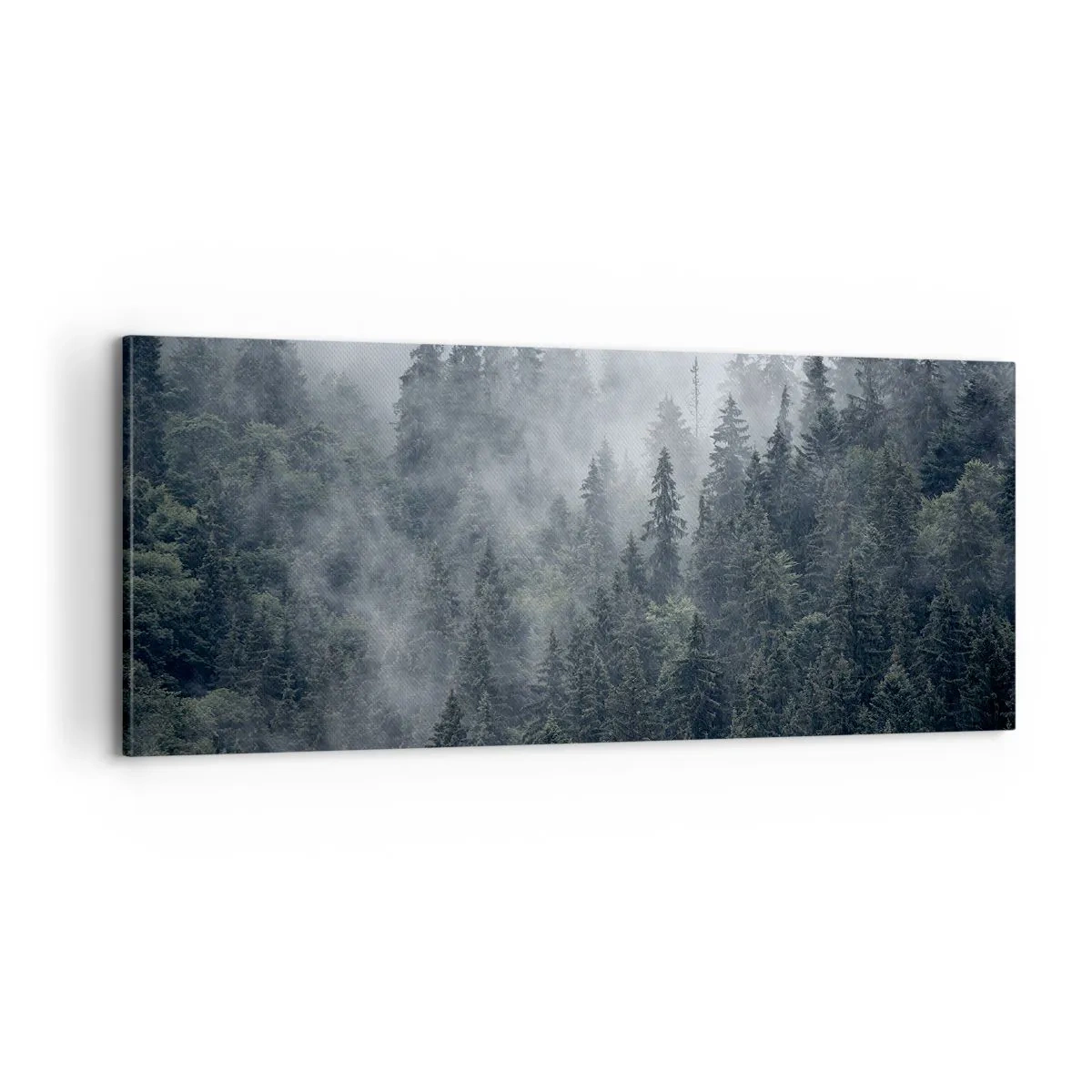 Quadro su tela - Stampe su Tela - Alba nel bosco - 100x40 cm