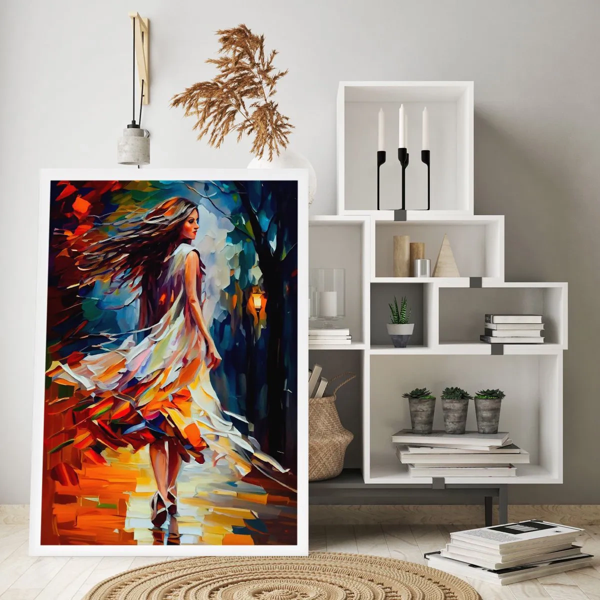 Poster - Ragazza d'autunno - 70x100 cm