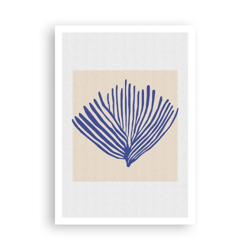Poster - Ventaglio blu - 70x100 cm