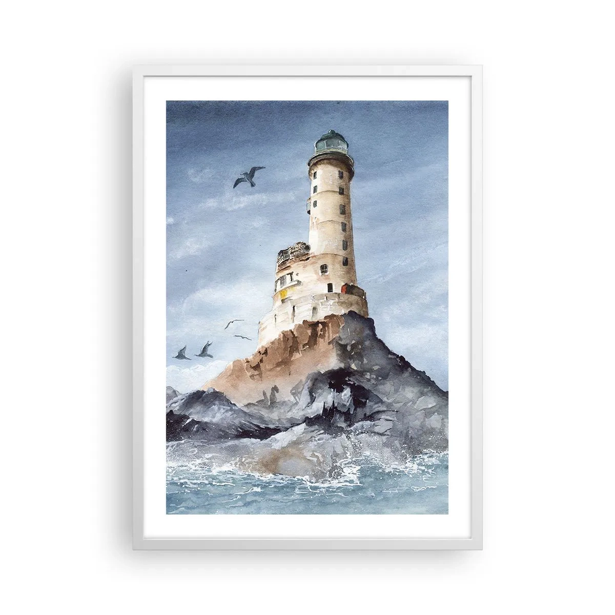 Poster in cornice bianca - Invincibile - 50x70 cm