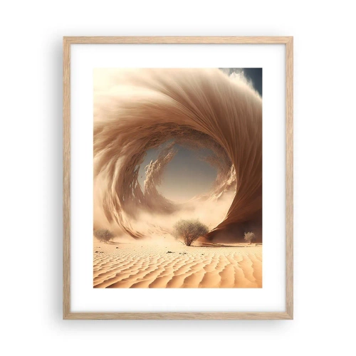 Poster in cornice rovere chiaro - Il portale è aperto - 40x50 cm