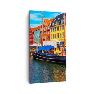 Quadro su tela - Stampe su Tela - Riva gioiosa - 45x80 cm