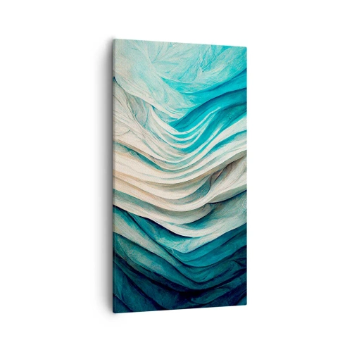 Quadro su tela - Stampe su Tela - Blu insaziabile - 55x100 cm