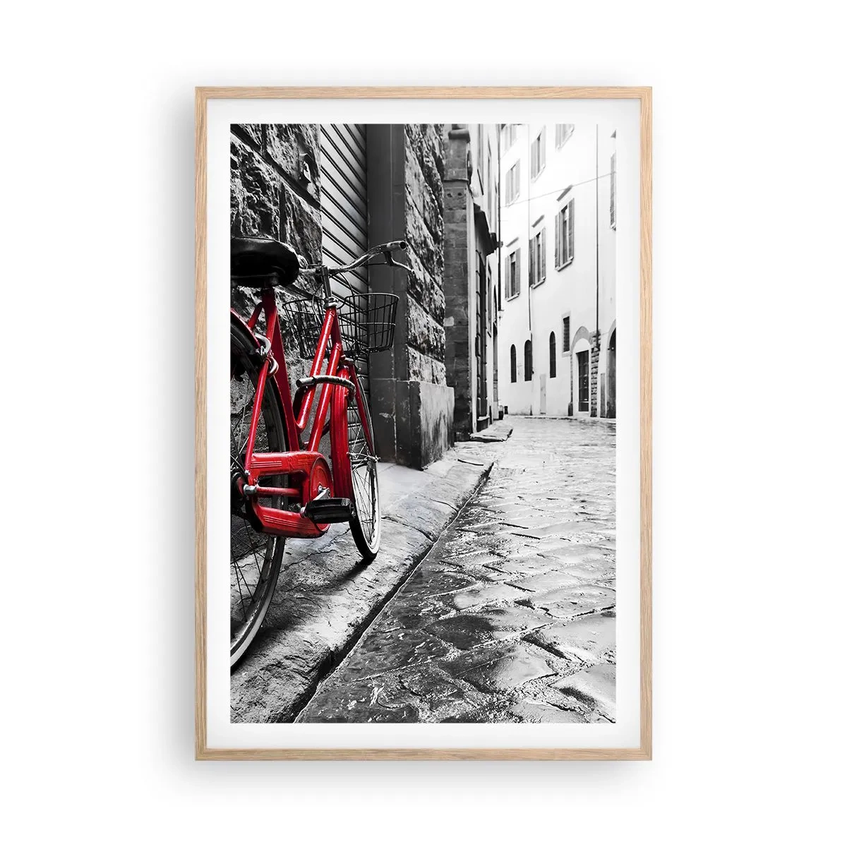 Poster in cornice rovere chiaro - La vera bellezza non invecchia - 61x91 cm