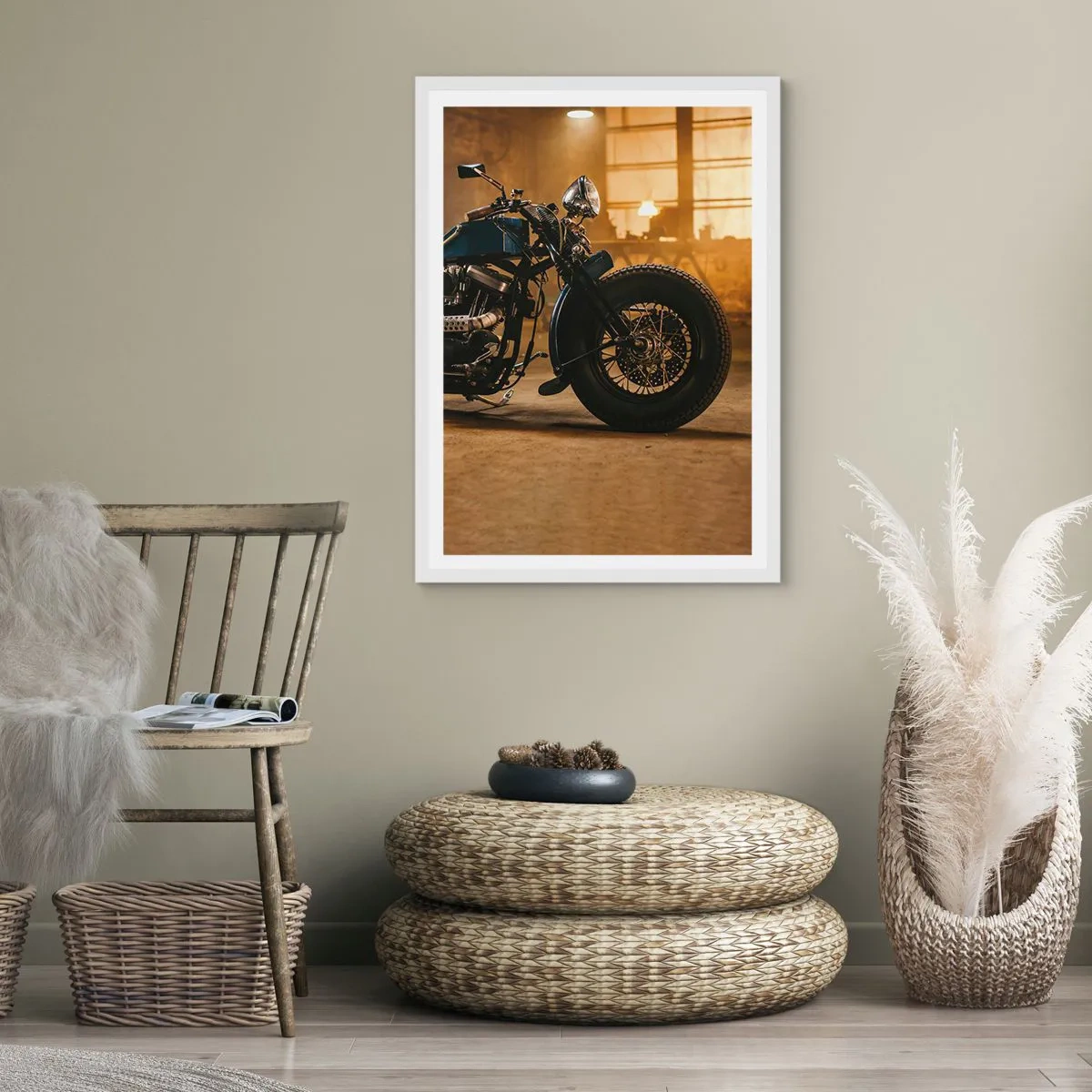 Poster in cornice bianca - Posso tutto - 70x100 cm