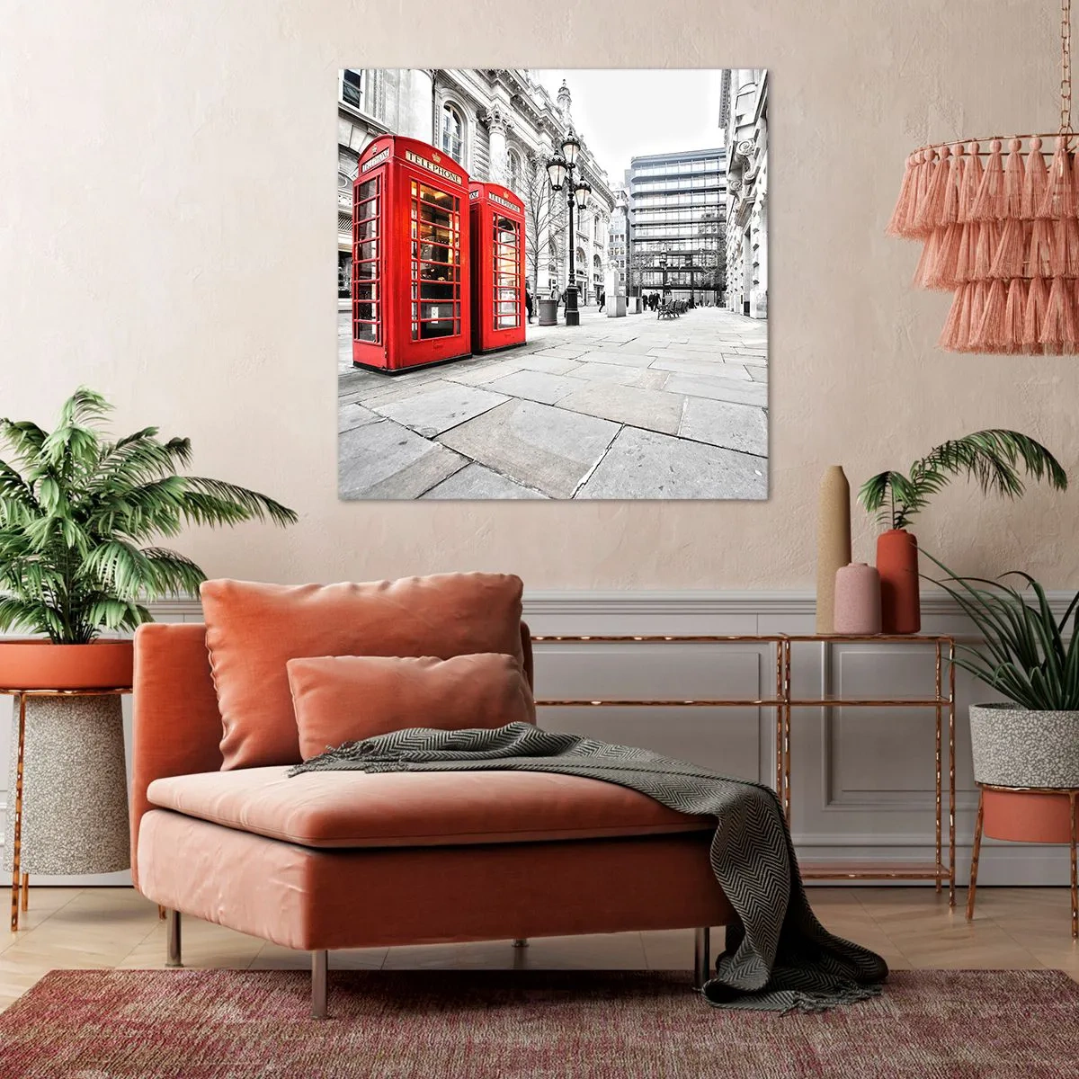 Quadro su tela - Stampe su Tela - Welcome to London - 70x70 cm