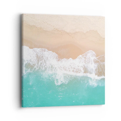 Quadro su tela - Stampe su Tela - Un tocco carezzevole - 40x40 cm