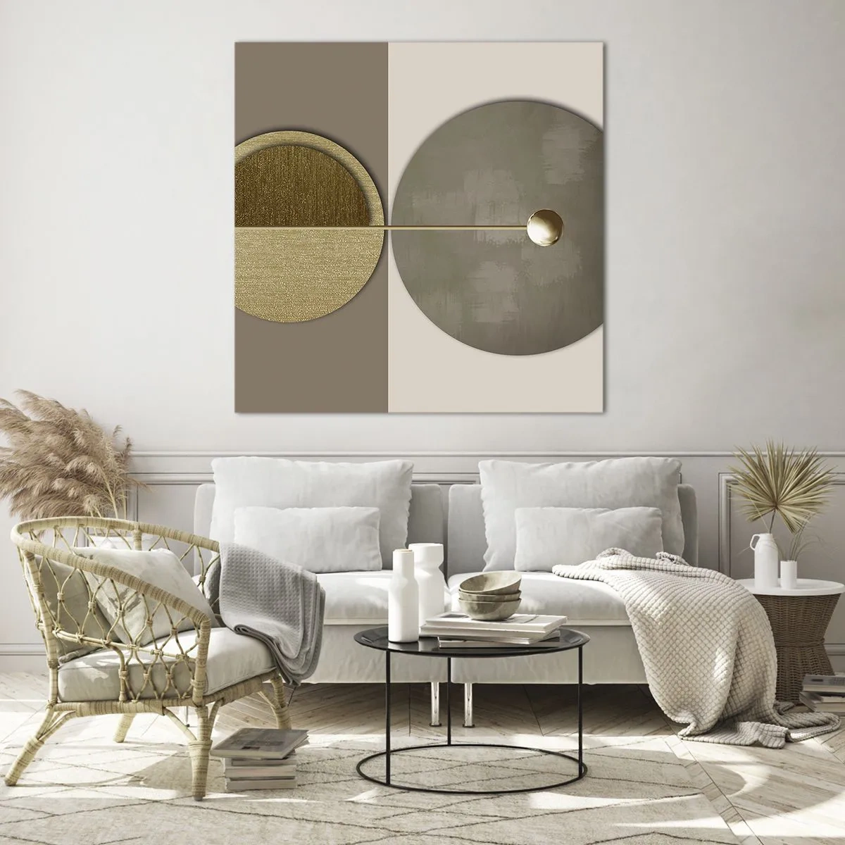 Quadro su vetro - Equilibrio perfetto - 40x40 cm