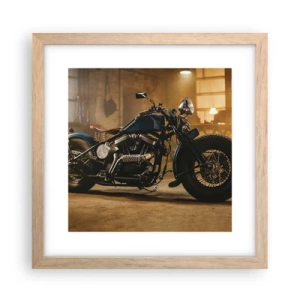 Poster in cornice rovere chiaro - Posso tutto - 30x30 cm